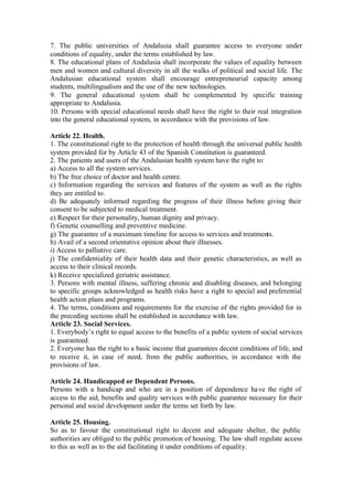 Andalusian estatute in english | PDF | Geography | Science