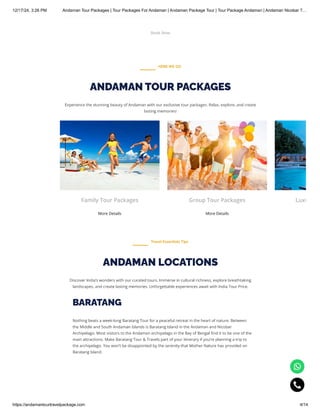 Next Adventure trip to Andaman package tour | PDF