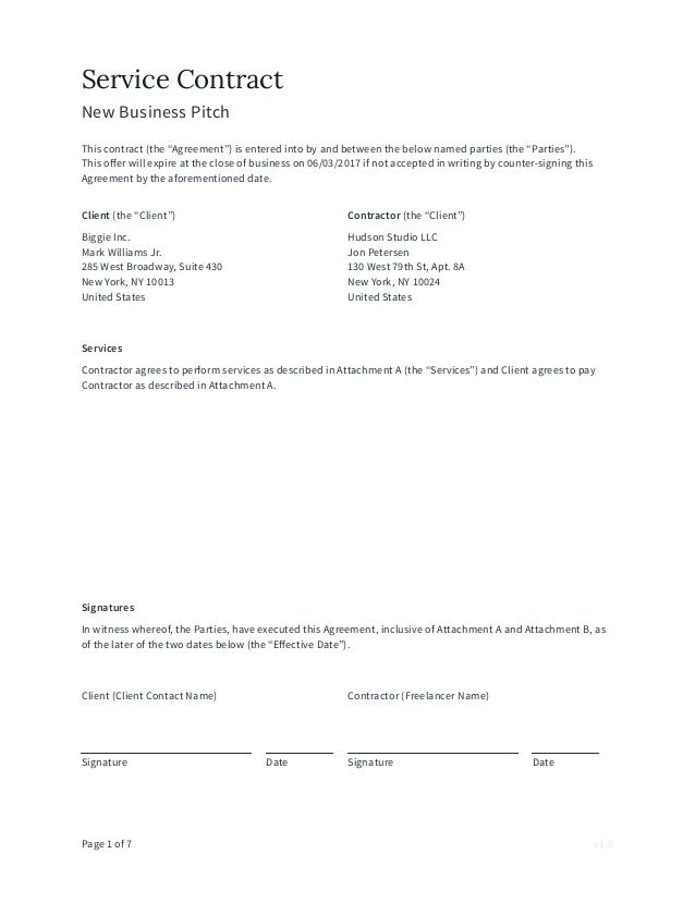 the standard freelance contract freelance contract