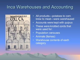 Accounting Inca Devices Andean America | PPT