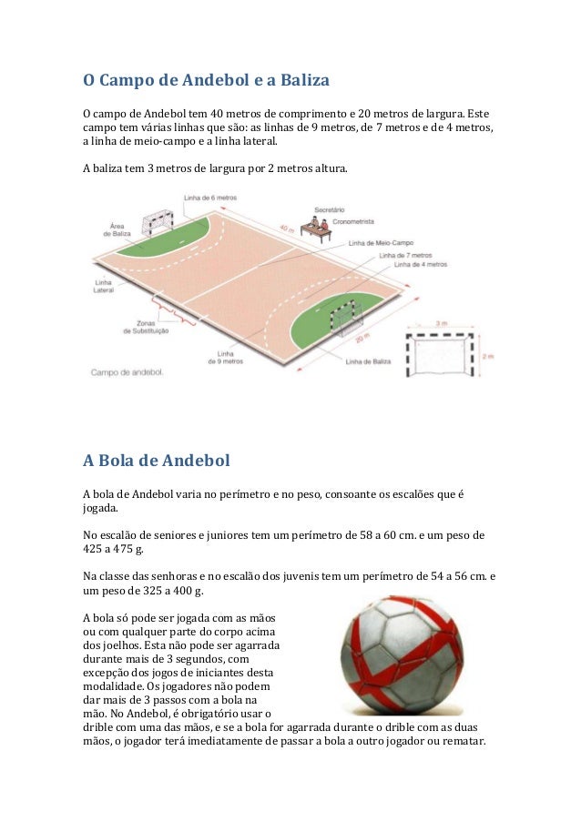 Andebol educação física