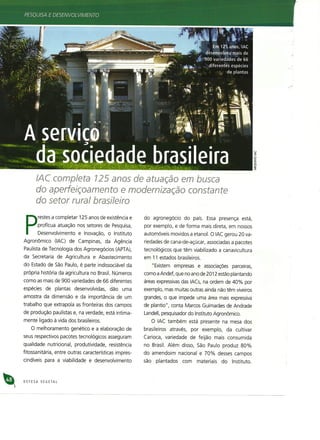 A serviço da sociedade brasileira