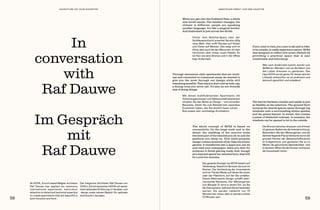 At KOYA, Zurich-based Belgian architect
Raf Dauwe has applied his extensive
international experience, meticulous
attention to detail and technical expertise
to create apartments that are beautiful in
both function and form.
Der belgische Architekt Raf Dauwe von
OOS in Zürich bereichert KOYA mit seiner
internationalen Erfahrung in Hausbau und
-design sowie seinem Gespür für optimale
technische Lösungen.
When you get over the Gotthard Pass, a whole
new world awaits. The weather changes, the
climate is different, people are speaking
another language. It's like a magical border.
And Andermatt is just across the divide.
Hinter dem Gotthardpass oder der
Schöllenenschlucht erwartet Sie eine völlig
neue Welt. Hier trifft Norden auf Süden
und Osten auf Westen. Das zeigt sich im
Klima, aber auch bei den Menschen mit dem
herzlichen, aber etwas rauen Dialekt. Es
ist fast wie eine Grenze und in der Mitte
liegt Andermatt.
Ifyou come tovisit,you come to ski and to hike,
to be outside, to reallyexperience nature. KOYA
was designed to reflect this active lifestyle by
providing a practical space that is also
comfortable and welcoming.
Wer nach Andermatt kommt, kommt zum
Skifahren, Wandern und um die Natur und
das Leben draussen zu geniessen. Das
Haus KOYA wurde genau für diesen aktiven
Lifestyle entworfen; es ist praktisch und
dennoch gemütlich und einladend.
Through mezzanine-style apartments that are multi-
use and connected to communal areas, we wanted to
give you the most through our design while still
remaining sensible. Thatwayyou don’t end upwith, say,
a dining room you never use. It’s also an eco-friendly
way of doing things.
Mit diesen multifunktionalen Apartments mit
Zwischengeschossen und Gemeinschaftsbereichen
erhalten Sie das Beste an Design – und sinnvoller
Bauweise. Damit Sie zum Beispiel kein separates
Esszimmer haben, das Sie ohnehin kaum nutzen …
Eine zudem sehr nachhaltige Architektur.
The barrier between outside and inside is just
as flexible as the interiors. The ground floor
housing the shared spaces opens through big
windows onto a surrounding winter garden
and the piazza beyond. In winter, this creates
a sense of sheltered cosiness. In summer, the
windows can be opened to let in the outside.
Die Grenze zwischen draussen und drinnen
ist genauso flexibel wie die Inneneinrichtung.
Bewundern Sie den Wintergarten und die
dahinterliegende Piazza Gottardo durch die
grossen Fenster der Gemeinschaftsräume
im Erdgeschoss und geniessen Sie so im
Winter die geschützte Gemütlichkeit. Und
im Sommer öffnen Sie die Fenster und lassen
die Aussenwelt herein.
The whole concept of KOYA is based on
connectivity. On the large scale and in the
detail: the cladding of the interior walls
becomes part of the benchesyou sit on and the
platform you sleep on. This multi-purpose
design creates moments of joy. Take the winter
garden. It transforms into a space you can sit
and read your newspaper, while you wait for
someone to finish getting ready. And, though
you may just spend ten minutes here, theywill
be a nice ten minutes.
Das gesamte Konzept von KOYA basiert auf
Verbindung. Sowohl im Grossen als auch im
Kleinen: Die Verkleidung der Innenwände
wird ein Teil der Bänke, auf denen Sie sitzen
oder der Plattform, auf der Sie schlafen.
Dieses Mehrzweck-Design schafft über-
raschende Momente. Der Wintergarten
zum Beispiel: Er wird zu einem Ort, wo Sie
die Zeitung lesen, während Sie auf jemanden
warten. Sie werden vielleicht nur 10
Minuten hier sitzen, aber es werden schöne
10 Minuten sein.
In
conversation
with
Raf Dauwe
Im Gespräch
mit
Raf Dauwe
58 59
ABENTEUER DIREKT VOR DER HAUSTÜR
ADVENTURE ON YOUR DOORSTEP
 