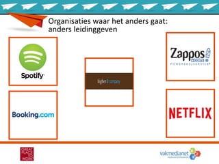 Organisaties waar het anders gaat:
anders leidinggeven
 