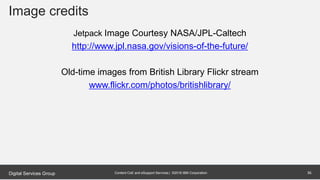 Content CoE and eSupport Services | ©2016 IBM CorporationDigital Services Group
Image credits
Jetpack Image Courtesy NASA/...
