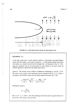 Anderson fracture mechanics