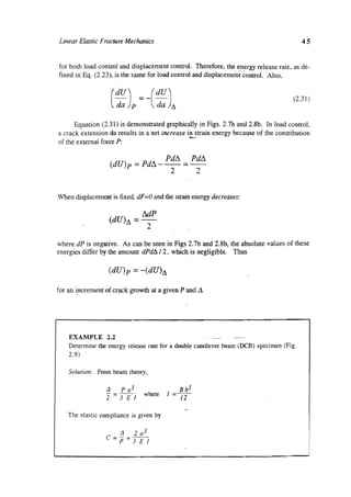 Anderson fracture mechanics