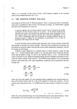Anderson fracture mechanics