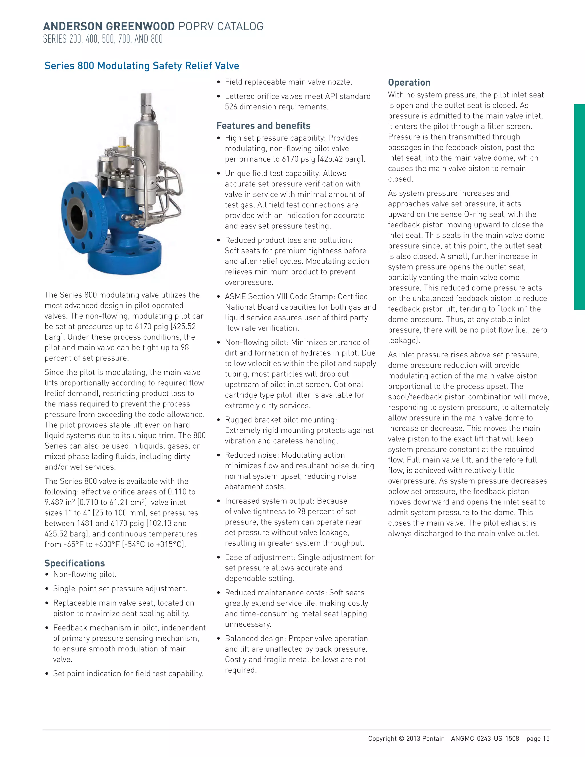 Anderson Greenwood Pilot Operated Pressure Relief Valves PDF