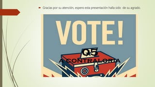  Gracias por su atención, espero esta presentación halla sido de su agrado.
 