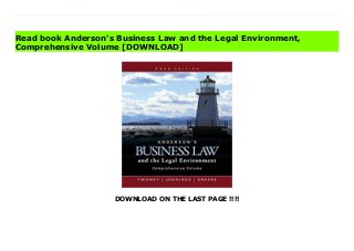 DOWNLOAD ON THE LAST PAGE !!!!
Download direct Anderson's Business Law and the Legal Environment, Comprehensive Volume Don't hesitate Click https://fubbookslocalcenter.blogspot.co.uk/?book=1305575083 Trust today's #1 business law book with summarized cases to present exceptionally clear discussions of the law at the right level of detail for your undergraduate students. The 23rd Edition of ANDERSON'S BUSINESS LAW &THE LEGAL ENVIRONMENT - COMPREHENSIVE EDITION is updated throughout to bring you a time-tested, proven text that offers the comprehensive coverage you require without overwhelming students with unnecessary detail. Based on the extensive teaching experience of the authors, this text offers an incredible wealth of integrated examples and applications that feature current events and familiar situations to help students grasp critical legal concepts. Clear, thorough insights further help your students prepare for the CPA exam. In addition to engaging feature boxes and case summaries, numerous brief examples and applications marked For Example emphasize the relevance of what students are learning as they progress through each chapter's narrative. Download Online PDF Anderson's Business Law and the Legal Environment, Comprehensive Volume, Read PDF Anderson's Business Law and the Legal Environment, Comprehensive Volume, Read Full PDF Anderson's Business Law and the Legal Environment, Comprehensive Volume, Read PDF and EPUB Anderson's Business Law and the Legal Environment, Comprehensive Volume, Read PDF ePub Mobi Anderson's Business Law and the Legal Environment, Comprehensive Volume, Downloading PDF Anderson's Business Law and the Legal Environment, Comprehensive Volume, Download Book PDF Anderson's Business Law and the Legal Environment, Comprehensive Volume, Download online Anderson's Business Law and the Legal Environment, Comprehensive Volume, Download Anderson's Business Law and the Legal Environment, Comprehensive
Volume pdf, Read epub Anderson's Business Law and the Legal Environment, Comprehensive Volume, Read pdf Anderson's Business Law and the Legal Environment, Comprehensive Volume, Read ebook Anderson's Business Law and the Legal Environment, Comprehensive Volume, Read pdf Anderson's Business Law and the Legal Environment, Comprehensive Volume, Anderson's Business Law and the Legal Environment, Comprehensive Volume Online Download Best Book Online Anderson's Business Law and the Legal Environment, Comprehensive Volume, Read Online Anderson's Business Law and the Legal Environment, Comprehensive Volume Book, Download Online Anderson's Business Law and the Legal Environment, Comprehensive Volume E-Books, Download Anderson's Business Law and the Legal Environment, Comprehensive Volume Online, Download Best Book Anderson's Business Law and the Legal Environment, Comprehensive Volume Online, Read Anderson's Business Law and the Legal Environment, Comprehensive Volume Books Online Read Anderson's Business Law and the Legal Environment, Comprehensive Volume Full Collection, Download Anderson's Business Law and the Legal Environment, Comprehensive Volume Book, Download Anderson's Business Law and the Legal Environment, Comprehensive Volume Ebook Anderson's Business Law and the Legal Environment, Comprehensive Volume PDF Read online, Anderson's Business Law and the Legal Environment, Comprehensive Volume pdf Download online, Anderson's Business Law and the Legal Environment, Comprehensive Volume Download, Read Anderson's Business Law and the Legal Environment, Comprehensive Volume Full PDF, Download Anderson's Business Law and the Legal Environment, Comprehensive Volume PDF Online, Read Anderson's Business Law and the Legal Environment, Comprehensive Volume Books Online, Read Anderson's Business Law and the Legal Environment, Comprehensive Volume Full Popular PDF,
PDF Anderson's Business Law and the Legal Environment, Comprehensive Volume Download Book PDF Anderson's Business Law and the Legal Environment, Comprehensive Volume, Download online PDF Anderson's Business Law and the Legal Environment, Comprehensive Volume, Download Best Book Anderson's Business Law and the Legal Environment, Comprehensive Volume, Download PDF Anderson's Business Law and the Legal Environment, Comprehensive Volume Collection, Download PDF Anderson's Business Law and the Legal Environment, Comprehensive Volume Full Online, Download Best Book Online Anderson's Business Law and the Legal Environment, Comprehensive Volume, Download Anderson's Business Law and the Legal Environment, Comprehensive Volume PDF files, Download PDF Free sample Anderson's Business Law and the Legal Environment, Comprehensive Volume, Read PDF Anderson's Business Law and the Legal Environment, Comprehensive Volume Free access, Read Anderson's Business Law and the Legal Environment, Comprehensive Volume cheapest, Download Anderson's Business Law and the Legal Environment, Comprehensive Volume Free acces unlimited
Read book Anderson's Business Law and the Legal Environment,
Comprehensive Volume [DOWNLOAD]
 