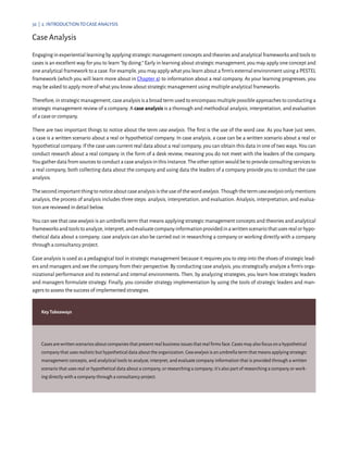 Strategic Case Examples Strategic Management and Case Analysis: An Integrated Approach to ...