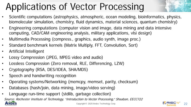 Andes RISC-V vector extension demystified-tutorial | PPT