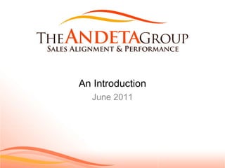 June 2011 An Introduction 