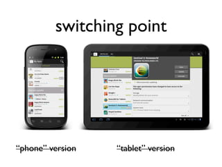 switching point




“phone” version   “tablet” version
 