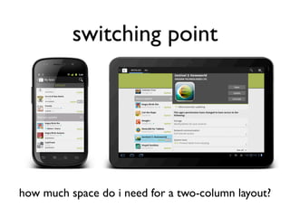 switching point




how much space do i need for a two-column layout?
 