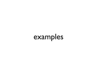 examples
 