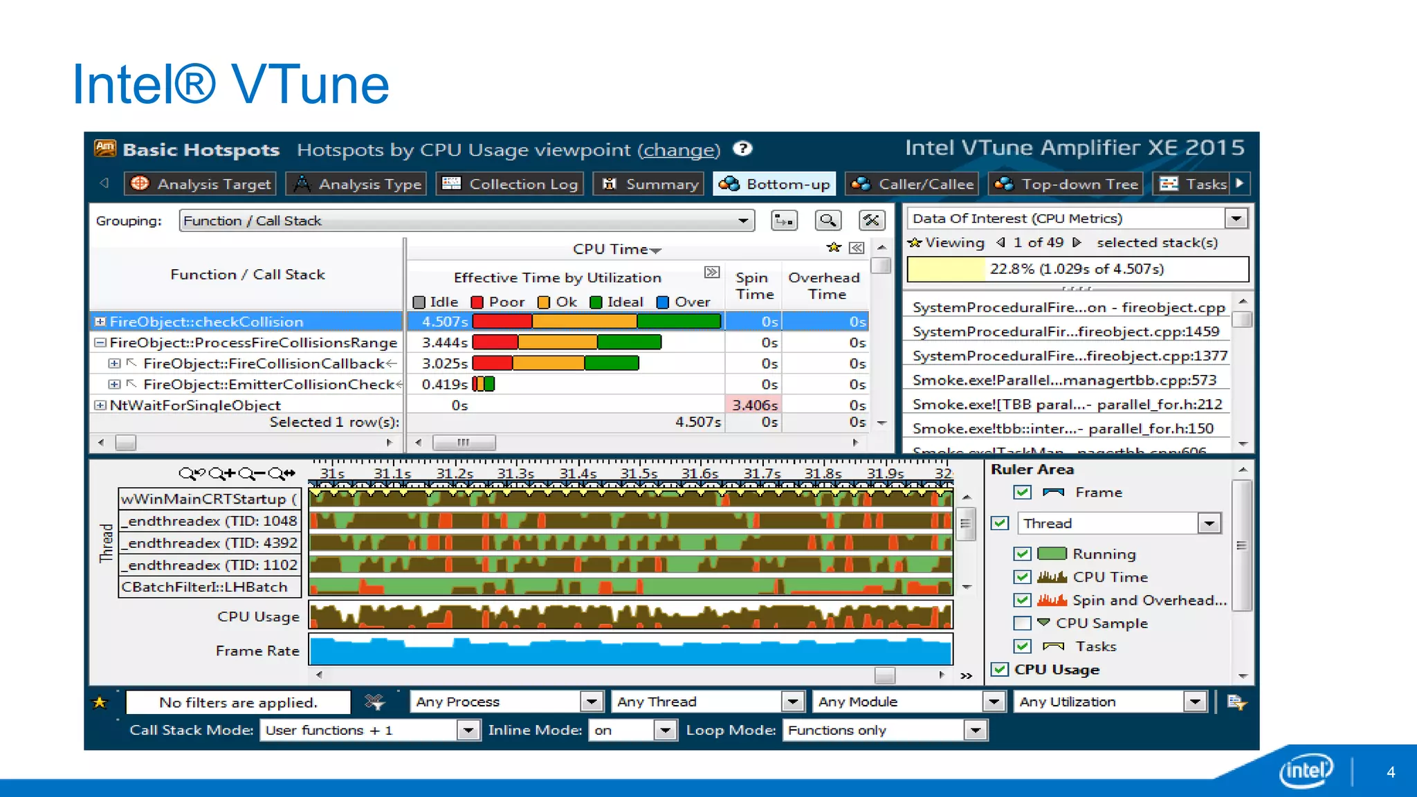 4 
Intel® VTune 
 