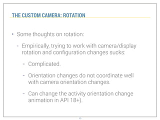 Building a Custom Camera Application in Android | PDF