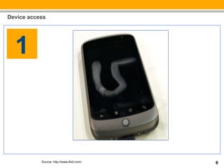 Device access




  1



           Source: http://www.ifixit.com/   6
 