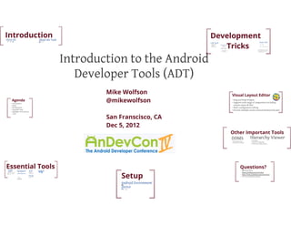 AnDevCon IV - Intro to Android Developer Tools