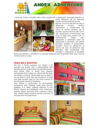 Andex adventure hotels lima