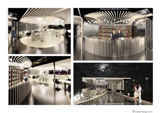 Bar, Night View
Star’s LED panel lighting
Tools:Revit,Photoshop,Indesign.
©Andeya Yadegari 2016
Bar, Day view
 