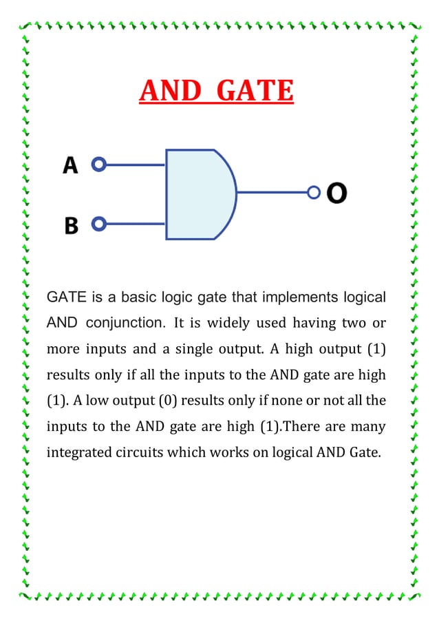 And gate | PDF
