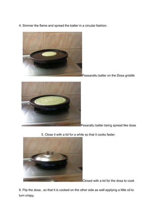 Andhra pesarattu(dosa)