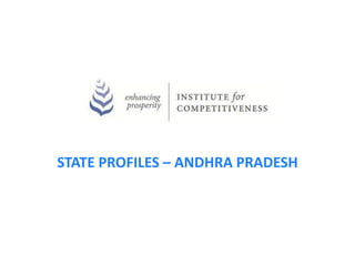 STATE PROFILES – ANDHRA PRADESH
 