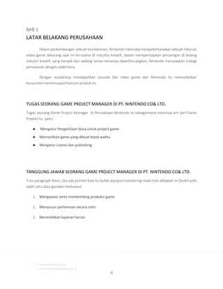 Andi ardiansyah 19021008-etika profesi-tugas game project manager | PDF