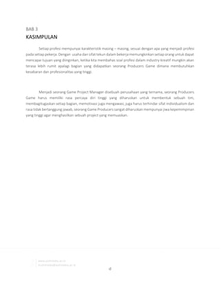 Andi ardiansyah 19021008-etika profesi-tugas game project manager | PDF