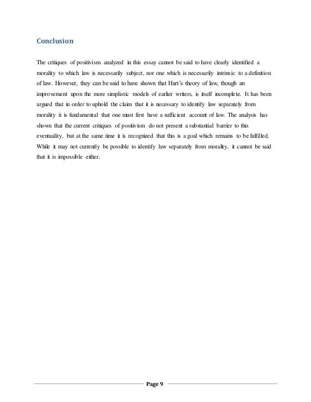 essay about law