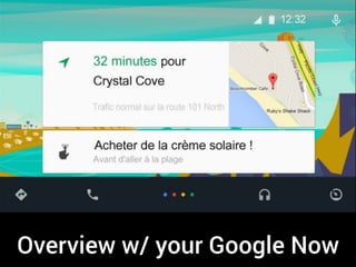 Overview w/ your Google Now
 