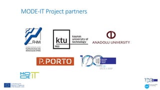 MODE-IT Project partners
 