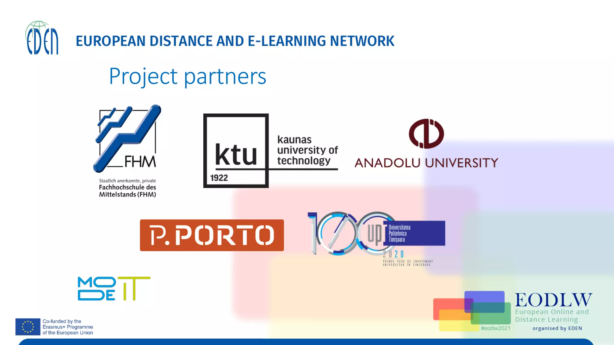 Project partners
 