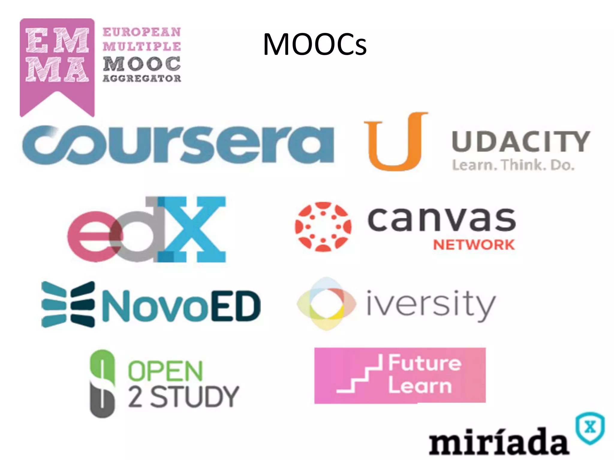 MOOCs	
  
 