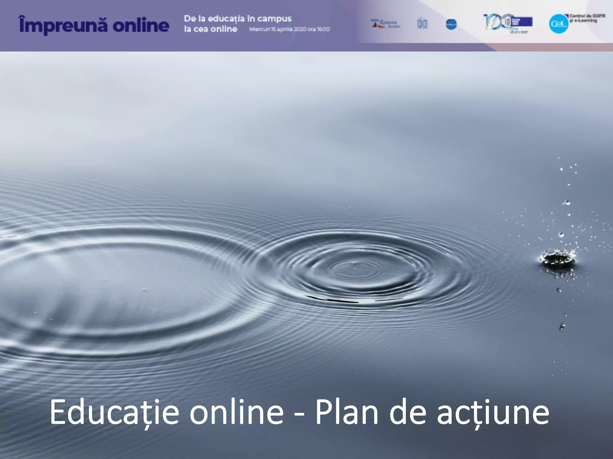 Educație online - Plan de acțiune
 