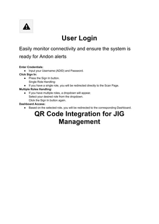 Andon System works in manufacturing companies | PDF
