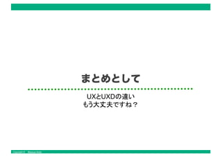 Copyright © Masaya Ando
まとめとして
 