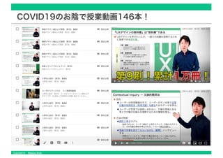 Copyright © Masaya Ando
COVID19のお陰で授業動画146本！
 