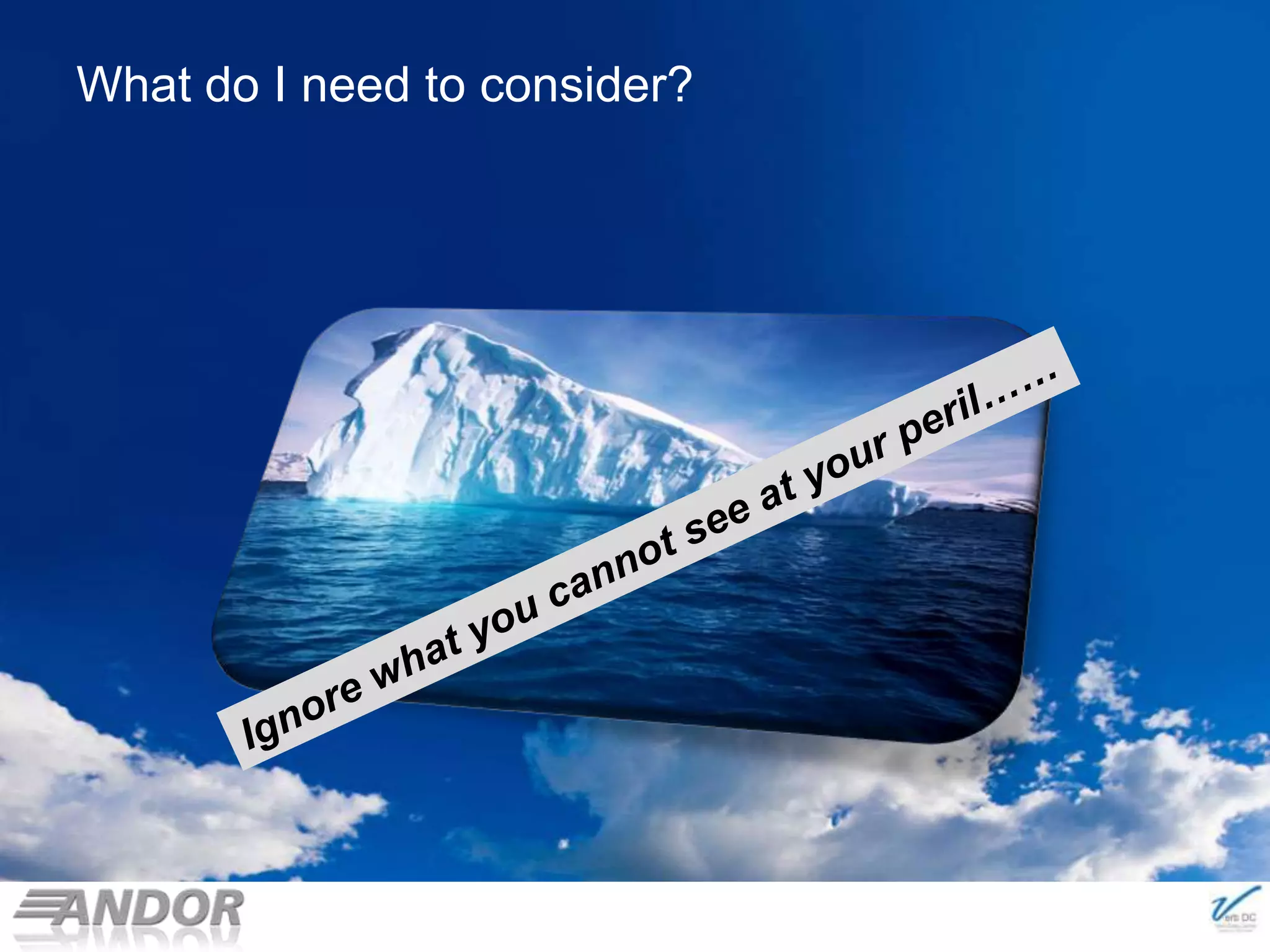 What do I need to consider?Ignore what you cannot see at your peril……© 2011 NewLease Pty Ltd