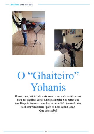 Andoriña nº 63 xuño 2016
20
 