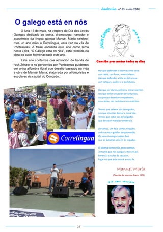 Andoriña nº 63 xuño 2016
25
 