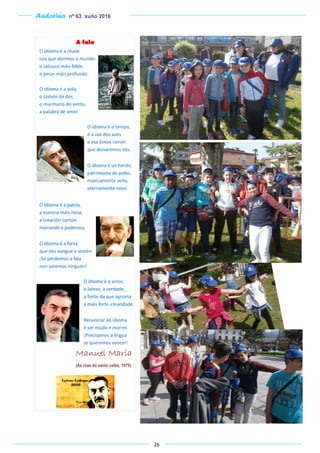 Andoriña nº 63 xuño 2016
26
 