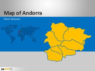 Map of Andorra
Parish Divisions

 