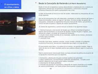 *

El Ayuntamiento,
en cifras y datos

*

F

40

 