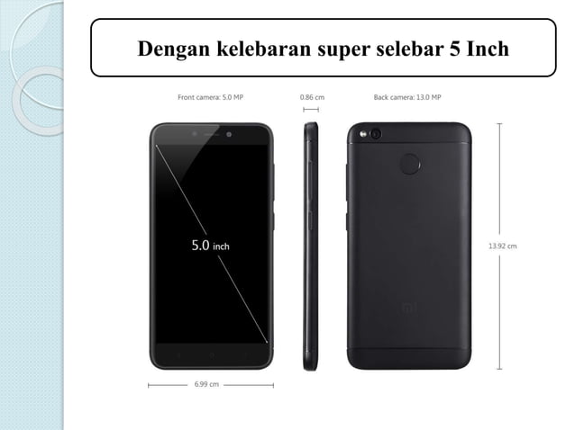 Presentasi Produk spesifikasi HP Xiaomi Redmi X4