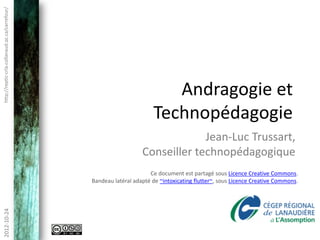 Andragogie et technopédagogie