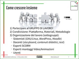 Progetto E-learning LibreItalia | PPT